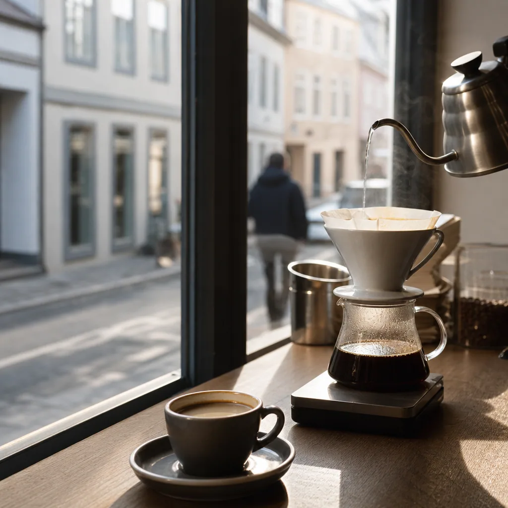 Kaffe og venner på Kaffebaren