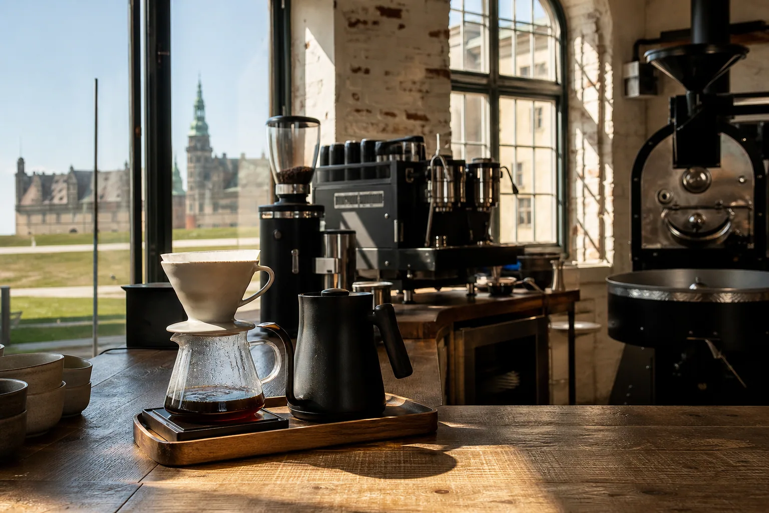 Strandvejsristeriet Helsingør | Specialty Kaffebar med Udsigt til Kronborg