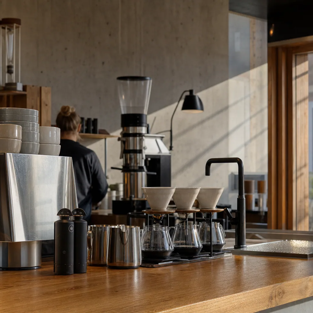 Barista ved arbejde