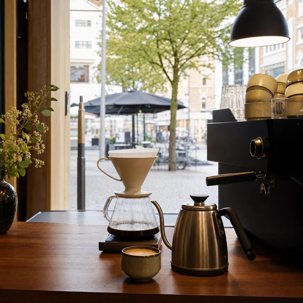 Koselige siddepladser ved KaffeBaren
