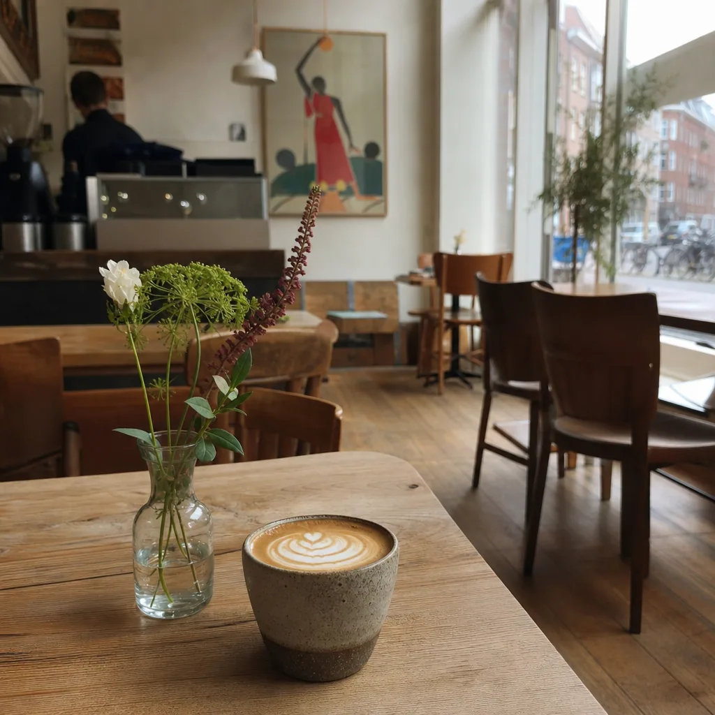 Fronten af Kaffebaren Øgaden
