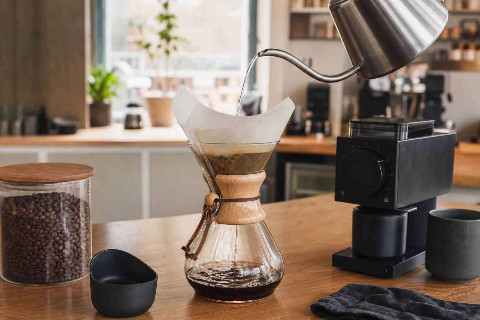 Chemex Guide – Komplet Brygging Trin for Trin | Thirdwave