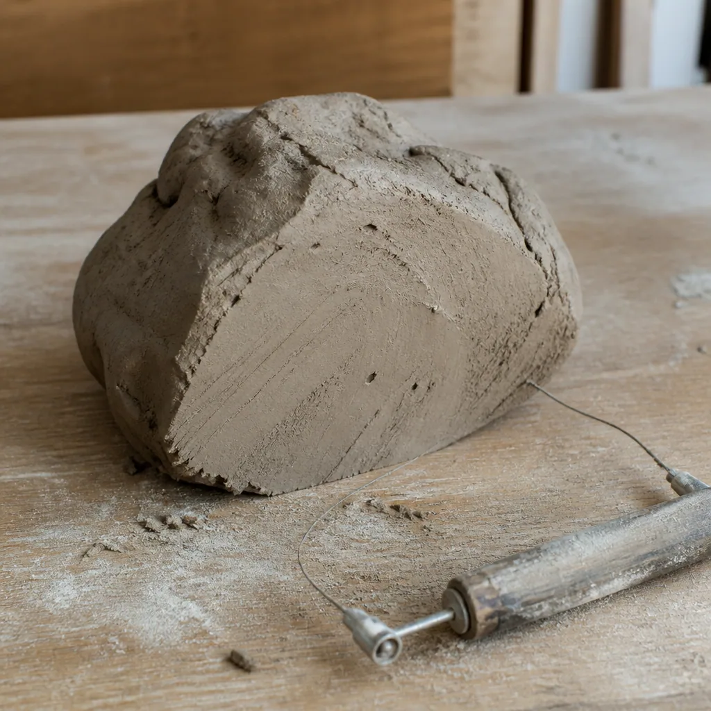 Fedt, plastisk ler fra Mors ved Limfjorden