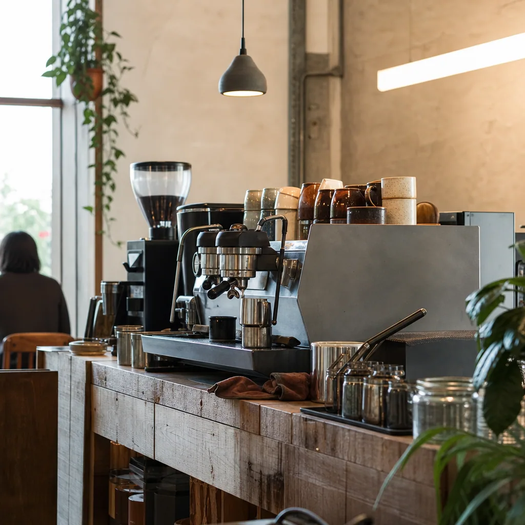 Indretning på Cafe ReCoffee