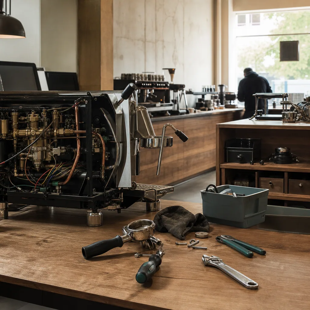 Il Caffè værksted og arbejdsarea