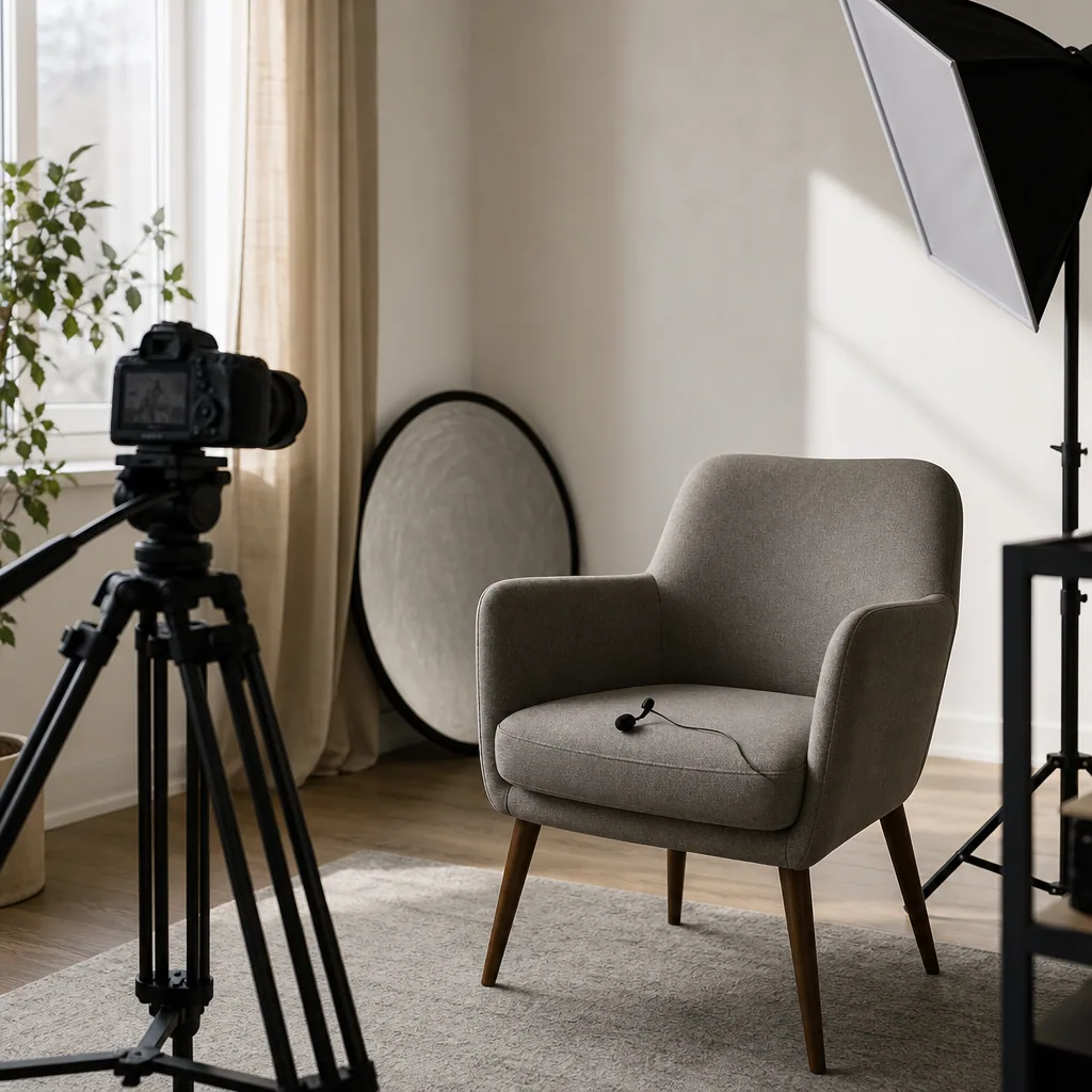 Video testimonial optaget med kunde eller projektleder