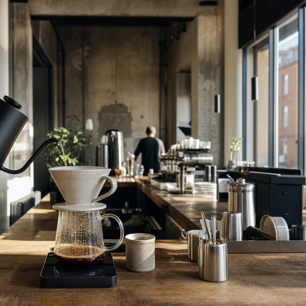 Detaljer af Street Coffee-oplevelsen