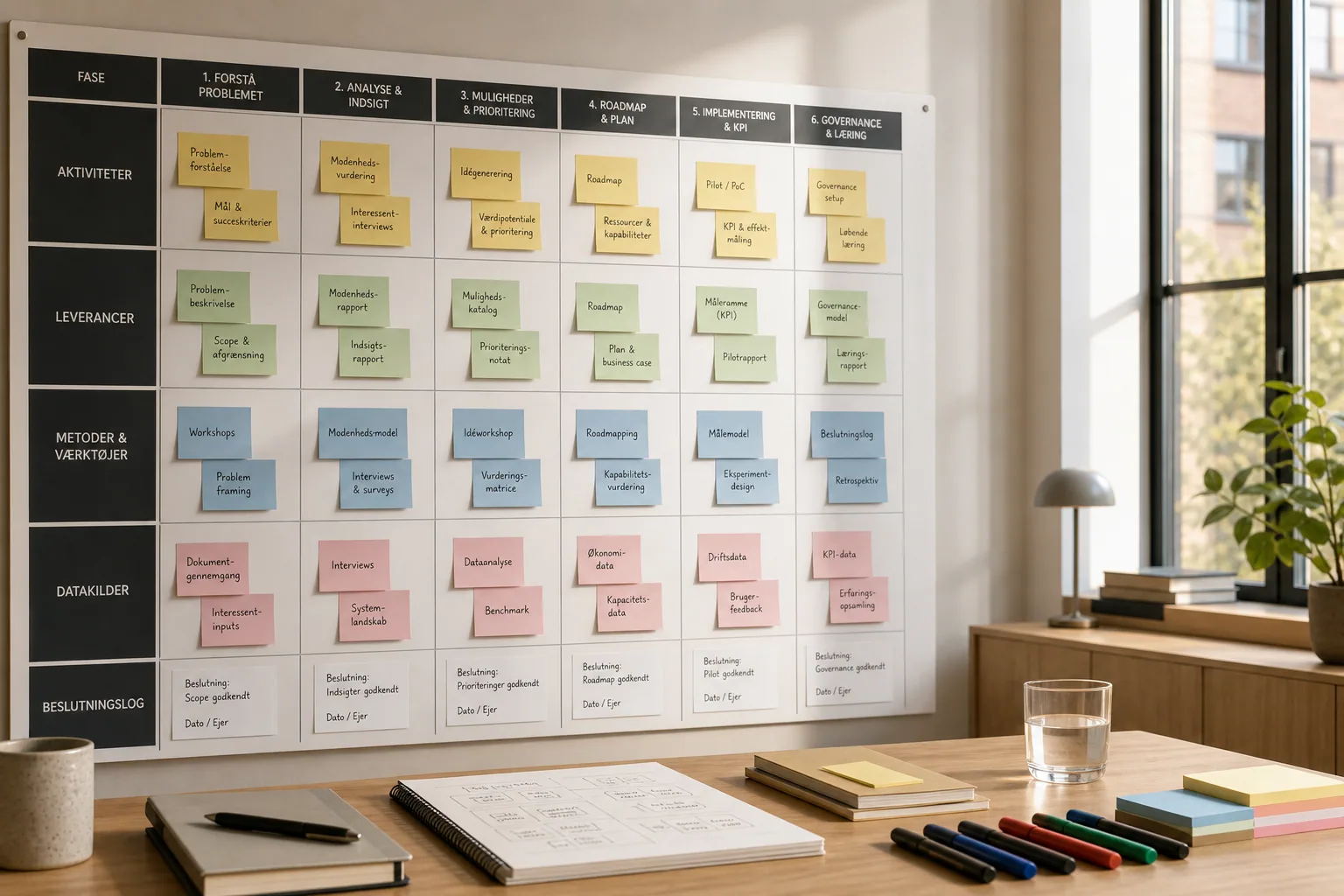 AI strategi for virksomheder | Roadmap, pris og modenhedsanalyse