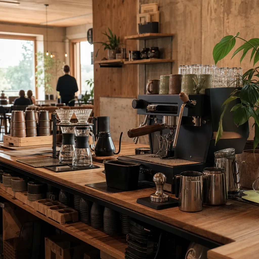 Indretning på Cafe ReCoffee
