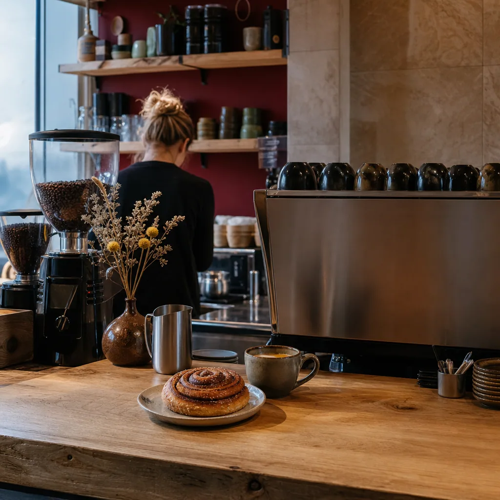 Specialty-kaffe og hjemmebagt bagværk fra Kaffesmeden