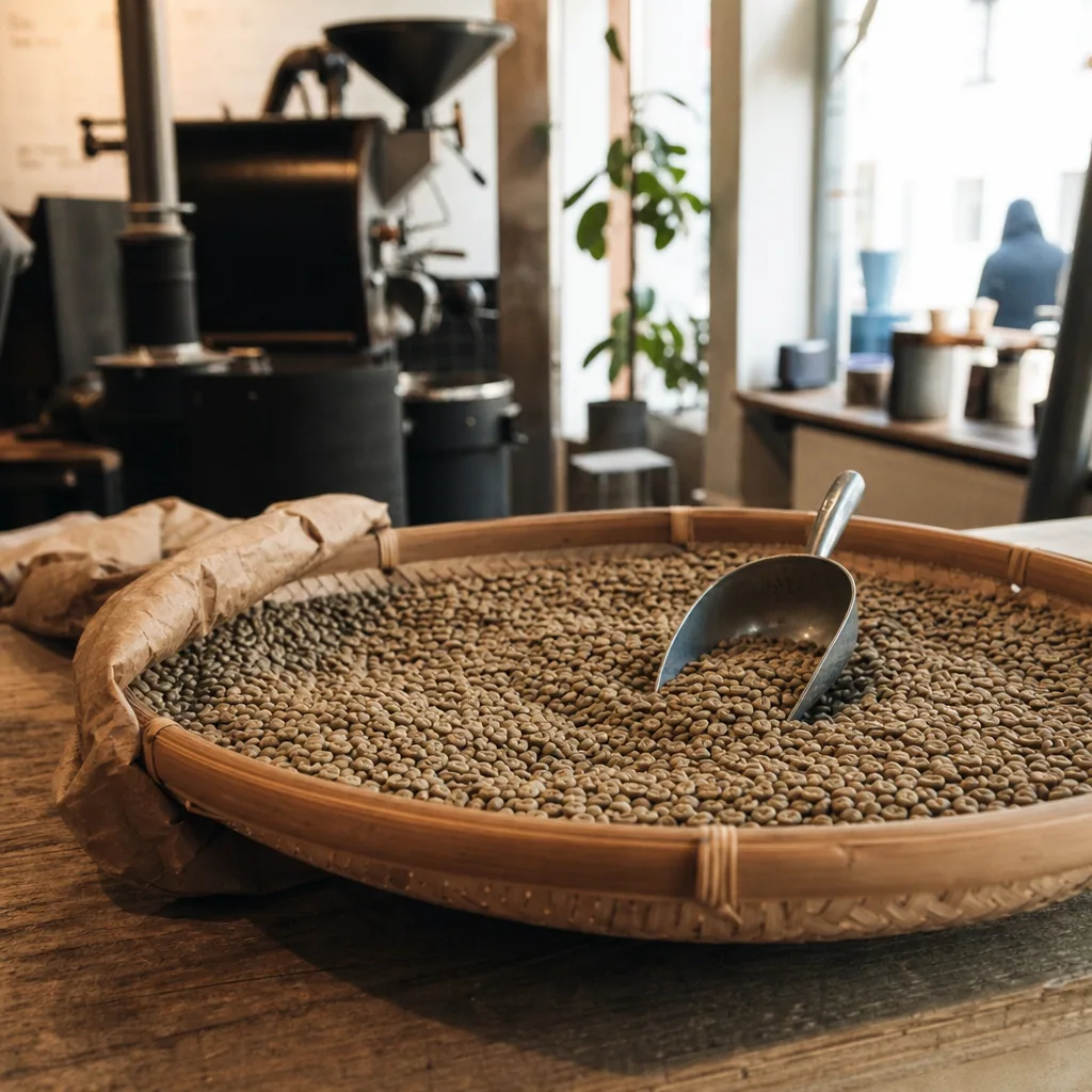 Frisk ristede hele kaffebønner fra MØRK's risteri