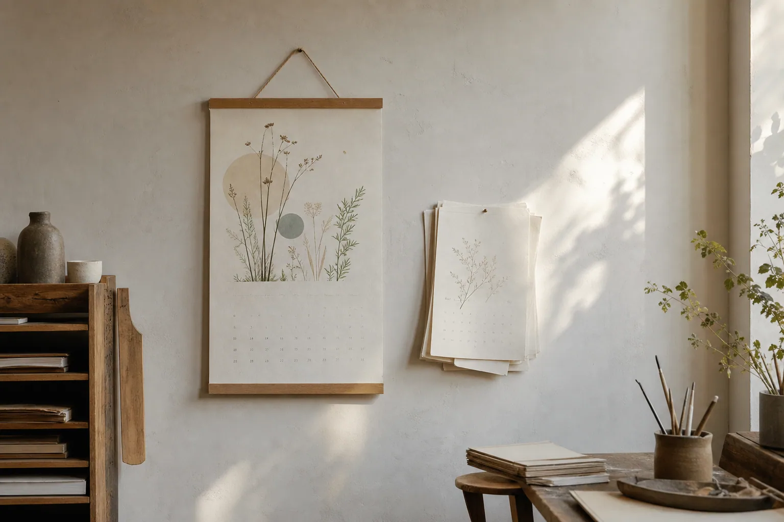 Design Kalender - Håndillustrerede Kalendere i Skandinavisk Stil
