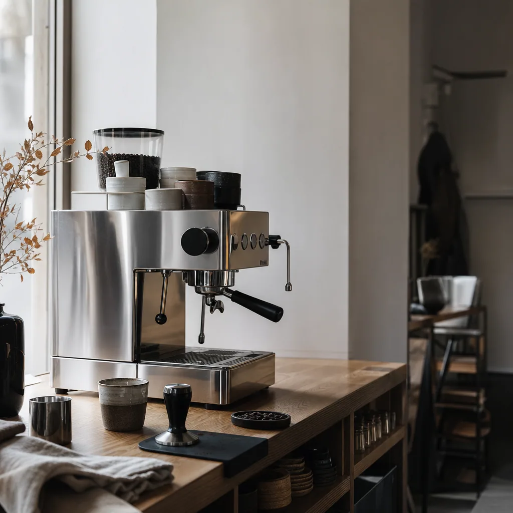 Fuldt automatisk espressomaskine med digitalt display