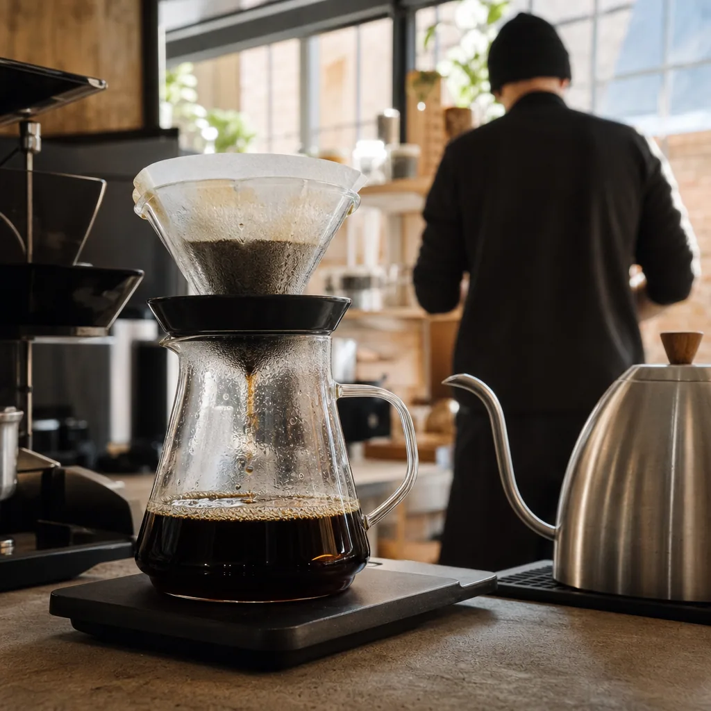 Gæster på Cafe ReCoffee