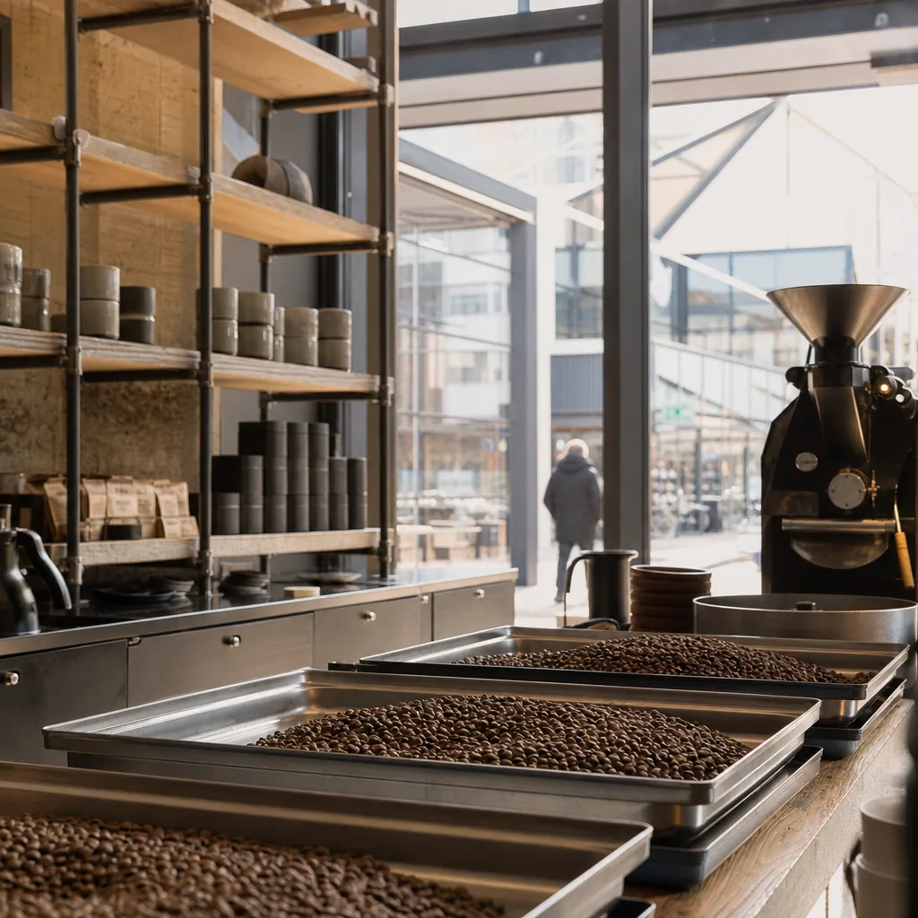 Specialty kaffe-bønner fra forskellige farm