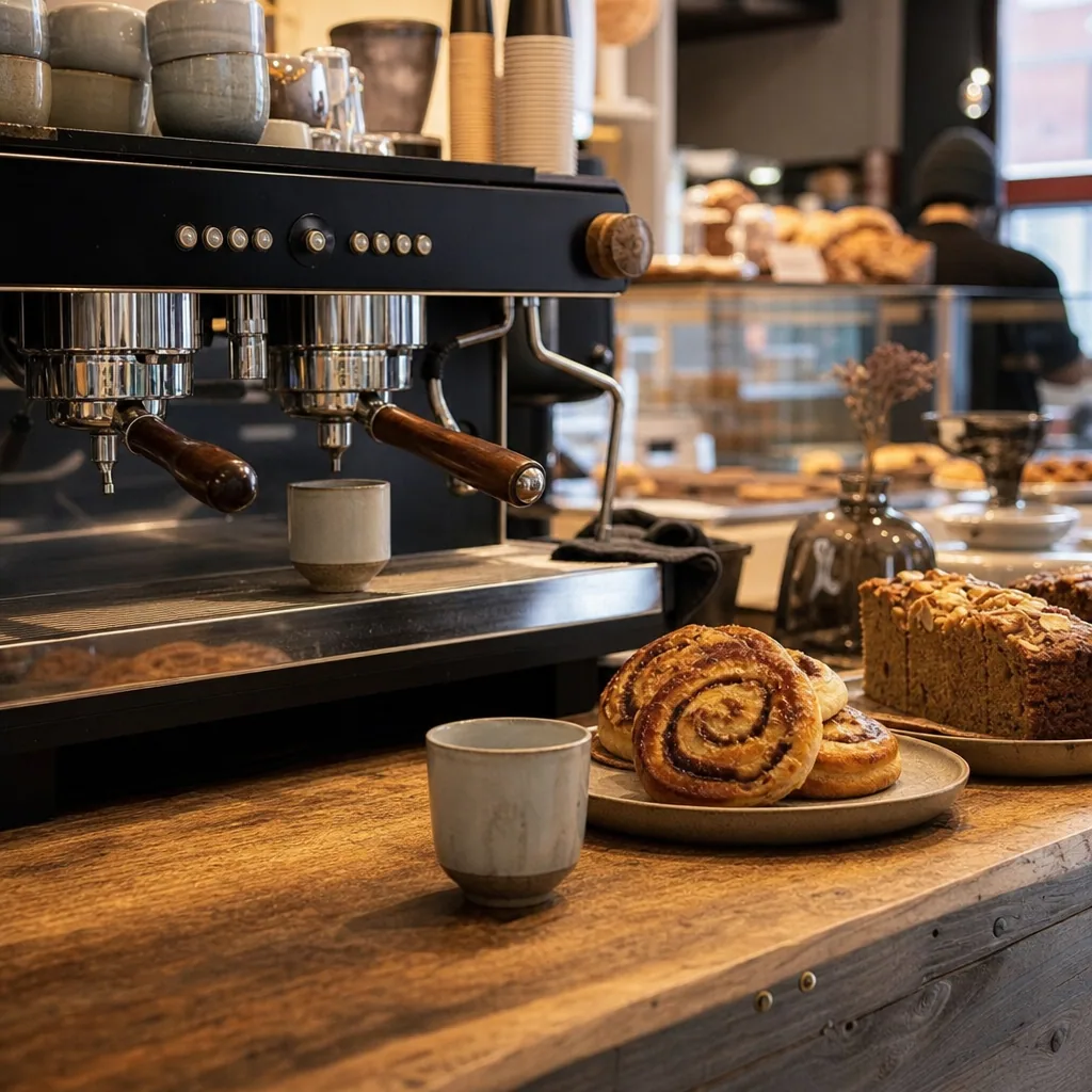 Specialty-kaffe og hjemmebagt bagværk fra Kaffesmeden