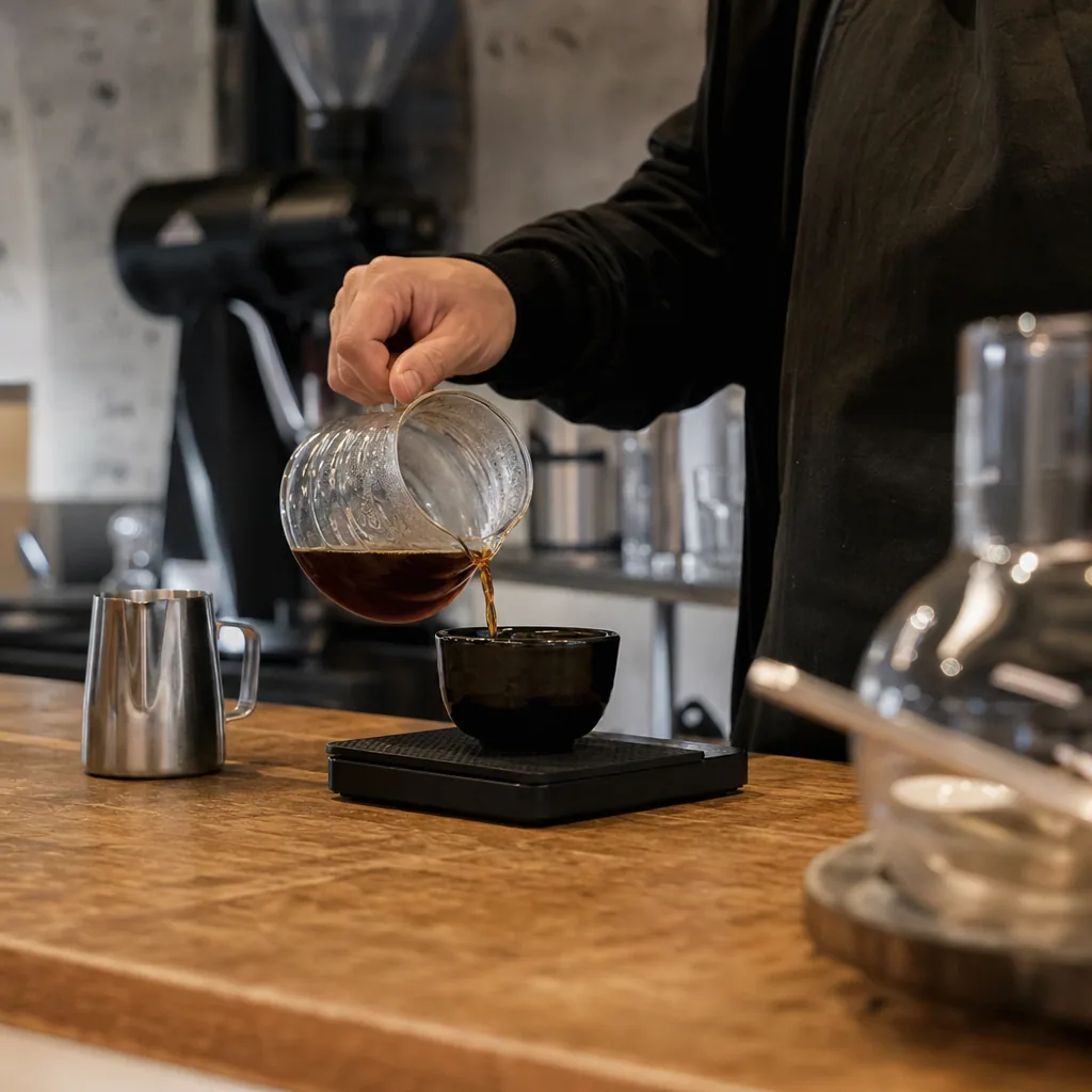Specialty-kaffedrikke på menuen hos Frellsen