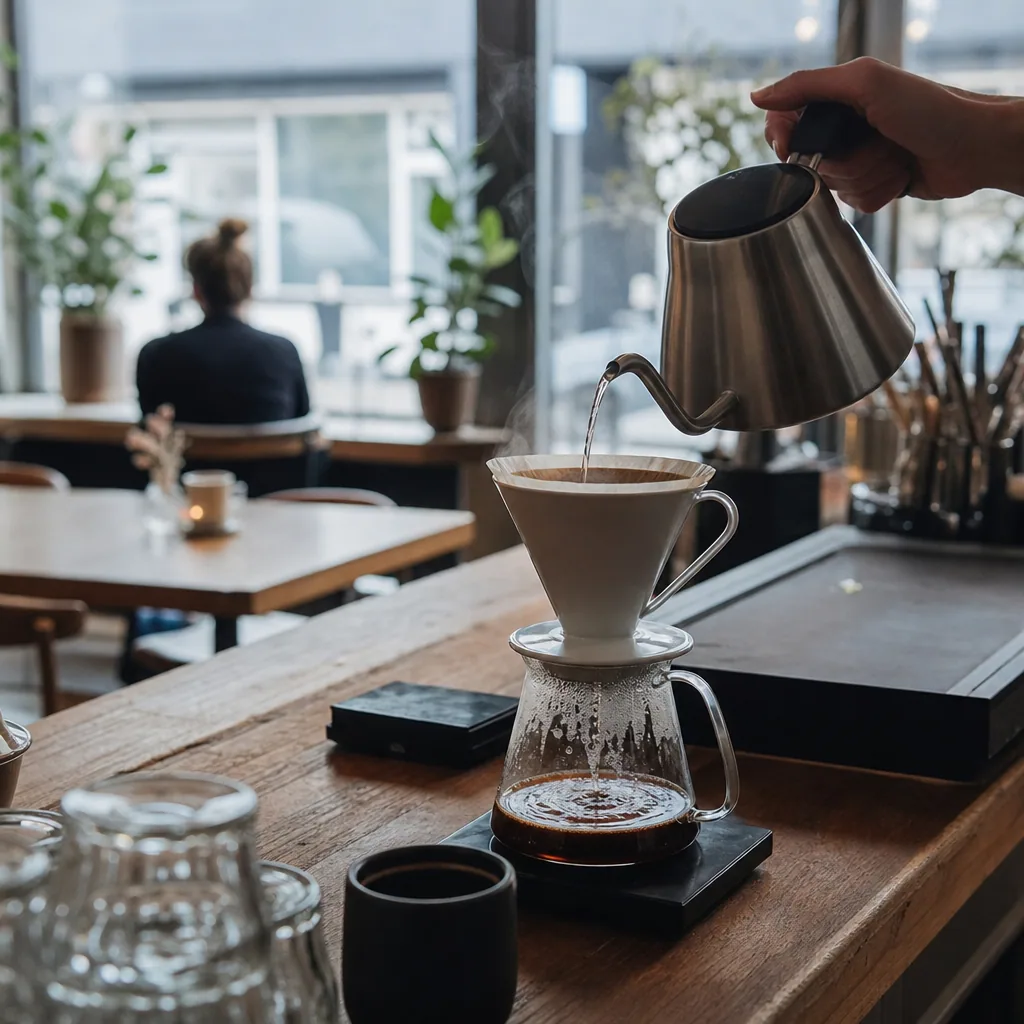 Specialty-kaffe og latte art på Café Zappa