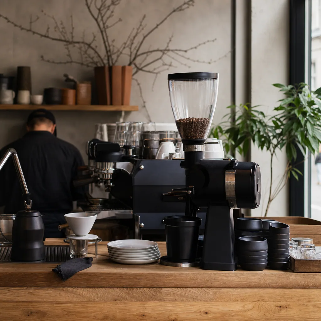 Indretning og atmosfære på Kaffebaren Øgaden