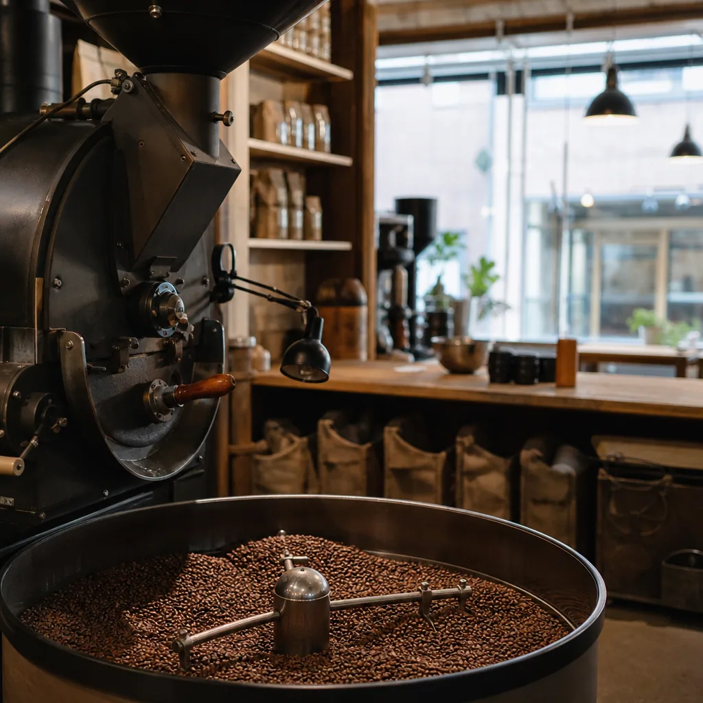 Hele kaffeebønner fra forskellige oprindelser